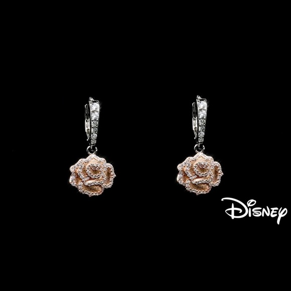 18k Gold Disney Beauty and the Beast Earrings - Picture 5 of 13